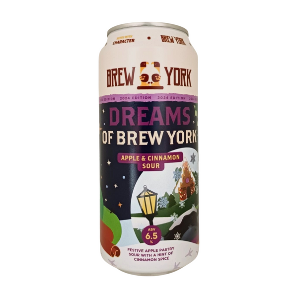 Brew York Dreams of Brew York  Apple and Cinnamon Sour  440ml 6.5%