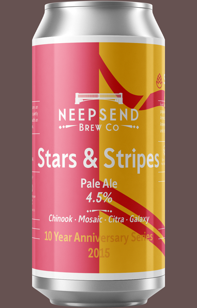 Neepsend Stars And Stripes 10 Year Anniversary Pale Ale 440ml 4.5%