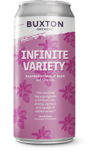 Buxton Infinite Variety Raspberry Wheat Beer 440ml 5.5%