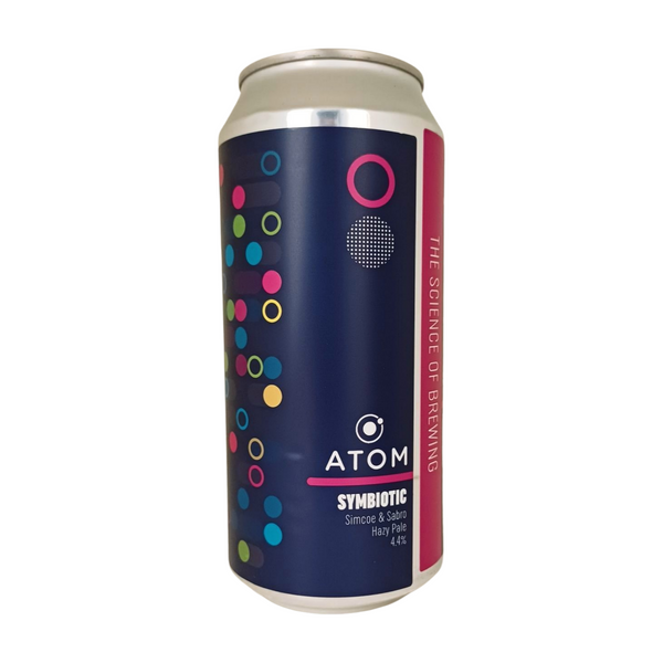 Atom Symbiotic Simcoe and Sabro Hazy Pale 440ml 4.4%