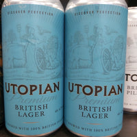 Utopian Premium British Lager 440ml 4.7%