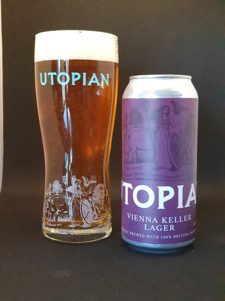 Utopian Vienna Keller Lager 440ml 4.8%